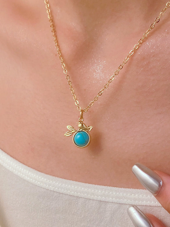 Alloy Animal Zodiac Retro Hummingbird Pendant Necklace Electroplated Regular Chain