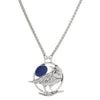 Alloy Animal Zodiac Retro Hummingbird Pendant Necklace Electroplated Regular Chain