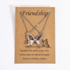 Alloy Animal Zodiac Style Butterfly Pendant Clavicle Chain Necklace With Electroplating