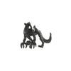 Alloy Animal Zodiac Three Dimensional Electroplated Women's Earrings Leopard Cat Dinosaur