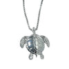 Alloy Animal Zodiac Turtle Pendant Necklace With Pearl Chain And Electroplating Treatment