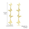 Alloy Animals Butterfly Electroplated Earrings