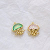 Alloy Animals Jellyfish Pendant Diy Jewelry Electroplated Accessories