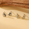 Alloy Animals Pattern Electroplated Women's Earrings With Little Bear Pig And Other Small Animals Design