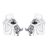 Alloy Animals Pattern Electroplated Women's Earrings With Little Bear Pig And Other Small Animals Design