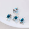 Alloy Animals Style Three Dimensional Bubble Blowing Fish Pendant Electroplated Jewelry Accessories