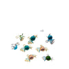 Alloy Animals Style Three Dimensional Bubble Blowing Fish Pendant Electroplated Jewelry Accessories