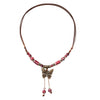 Alloy Animals Zodiac Ceramic Necklace Electroplated Middle Ancient Style Unisex
