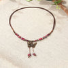 Alloy Animals Zodiac Ceramic Necklace Electroplated Middle Ancient Style Unisex
