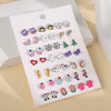 Alloy Animals Zodiac Dripping Oil Earrings Set For Women