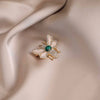 Alloy Antiglare Bee Brooch Electroplated Minimalist Animal Style Women's