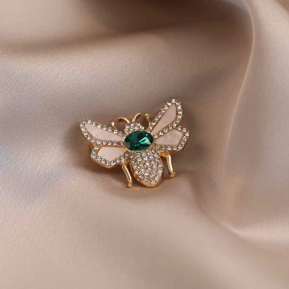 Alloy Antiglare Bee Brooch Electroplated Minimalist Animal Style Women's