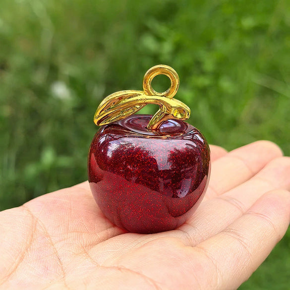 Alloy Apple Pendant Car Ornament Diy Jewelry Accessories Keychain Bag Pendant Electroplated