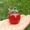 Alloy Apple Pendant Car Ornament Diy Jewelry Accessories Keychain Bag Pendant Electroplated