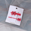 Alloy Baking Paint Polka Dot Hairpin Set For Women