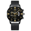 Alloy Band And Case Men's Casual Business Round Dial Scale Quartz Watch