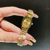 Alloy Band Oval Dial Women's Casual Simple Quartz Watch