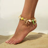 Alloy Beach Vacation Style Starfish And Conch Waist Chain Body Chain For Female Summer Imitation Pearl Jewelry