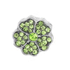 Alloy Beaded Bracelet Necklace With Peony Five Petal Flower Shape And Totem Pattern Electroplated