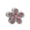 Alloy Beaded Bracelet Necklace With Peony Five Petal Flower Shape And Totem Pattern Electroplated