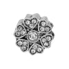 Alloy Beaded Bracelet Necklace With Peony Five Petal Flower Shape And Totem Pattern Electroplated