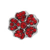 Alloy Beaded Bracelet Necklace With Peony Five Petal Flower Shape And Totem Pattern Electroplated