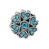 Alloy Beaded Bracelet Necklace With Peony Five Petal Flower Shape And Totem Pattern Electroplated