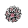 Alloy Beaded Bracelet Necklace With Peony Five Petal Flower Shape And Totem Pattern Electroplated