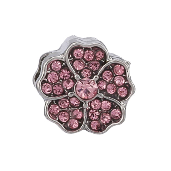 Alloy Beaded Bracelet Necklace With Peony Five Petal Flower Shape And Totem Pattern Electroplated