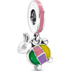 Alloy Beaded Cartoon Animal Bracelet With Totem Pattern And Electroplating Treatment