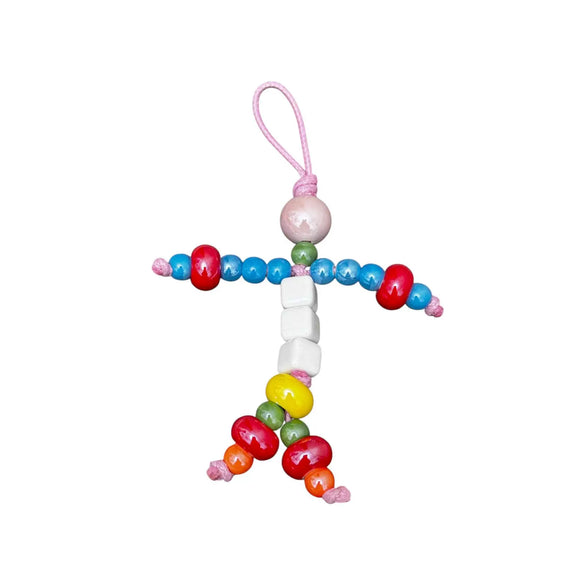 Alloy Beaded Doll Bag Pendant With Geometric Style Heart Water Drop Bell Patterns And Electroplating Processing