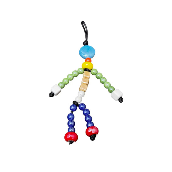 Alloy Beaded Doll Bag Pendant With Geometric Style Heart Water Drop Bell Patterns And Electroplating Processing