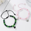 Alloy Beaded Geometric Style Diamond Treated Magic Bad Witch Friendship Unisex Bracelet