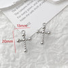 Alloy Beaded Pendant Bracelet Necklace With Cross And Bear Black Pink Lovely Style Electroplated Line Pattern