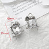 Alloy Beaded Pendant Bracelet Necklace With Cross And Bear Black Pink Lovely Style Electroplated Line Pattern
