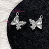 Alloy Beaded Pink Sweetheart Butterfly Love Cross Cat Pendant Electroplated Handmade Bracelet Necklace Accessories With Stars Love Pattern