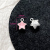 Alloy Beaded Pink Sweetheart Butterfly Love Cross Cat Pendant Electroplated Handmade Bracelet Necklace Accessories With Stars Love Pattern
