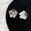 Alloy Beaded Pink Sweetheart Butterfly Love Cross Cat Pendant Electroplated Handmade Bracelet Necklace Accessories With Stars Love Pattern