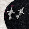 Alloy Beaded Pink Sweetheart Butterfly Love Cross Cat Pendant Electroplated Handmade Bracelet Necklace Accessories With Stars Love Pattern
