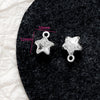 Alloy Beaded Pink Sweetheart Butterfly Love Cross Cat Pendant Electroplated Handmade Bracelet Necklace Accessories With Stars Love Pattern