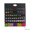 Alloy Bear Shape Stud Earrings With Animal Zodiac Diamond Design For Girls