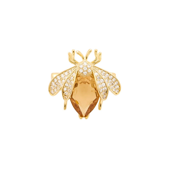 Alloy Bee Brooch Electroplated For Men And Women Fashion Personality Highend Coat Decoration