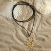 Alloy Bohemian Conch Mermaid Pendant Clavicle Necklace With Animals Zodiac Pattern And Electroplating Treatment