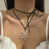 Alloy Bohemian Conch Mermaid Pendant Clavicle Necklace With Animals Zodiac Pattern And Electroplating Treatment