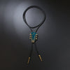Alloy Bolo Tie Retro Geometric And Plaid Style Unisex Accessories