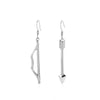 Alloy Bow And Arrow Geometric Earrings For Women