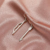 Alloy Bow And Arrow Geometric Earrings For Women