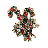 Alloy Bow Brooch With Diamond Design For Women Holiday Festival Element