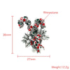 Alloy Bow Brooch With Diamond Design For Women Holiday Festival Element