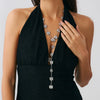 Alloy Bow Design Electroplating Long Necklace For Women